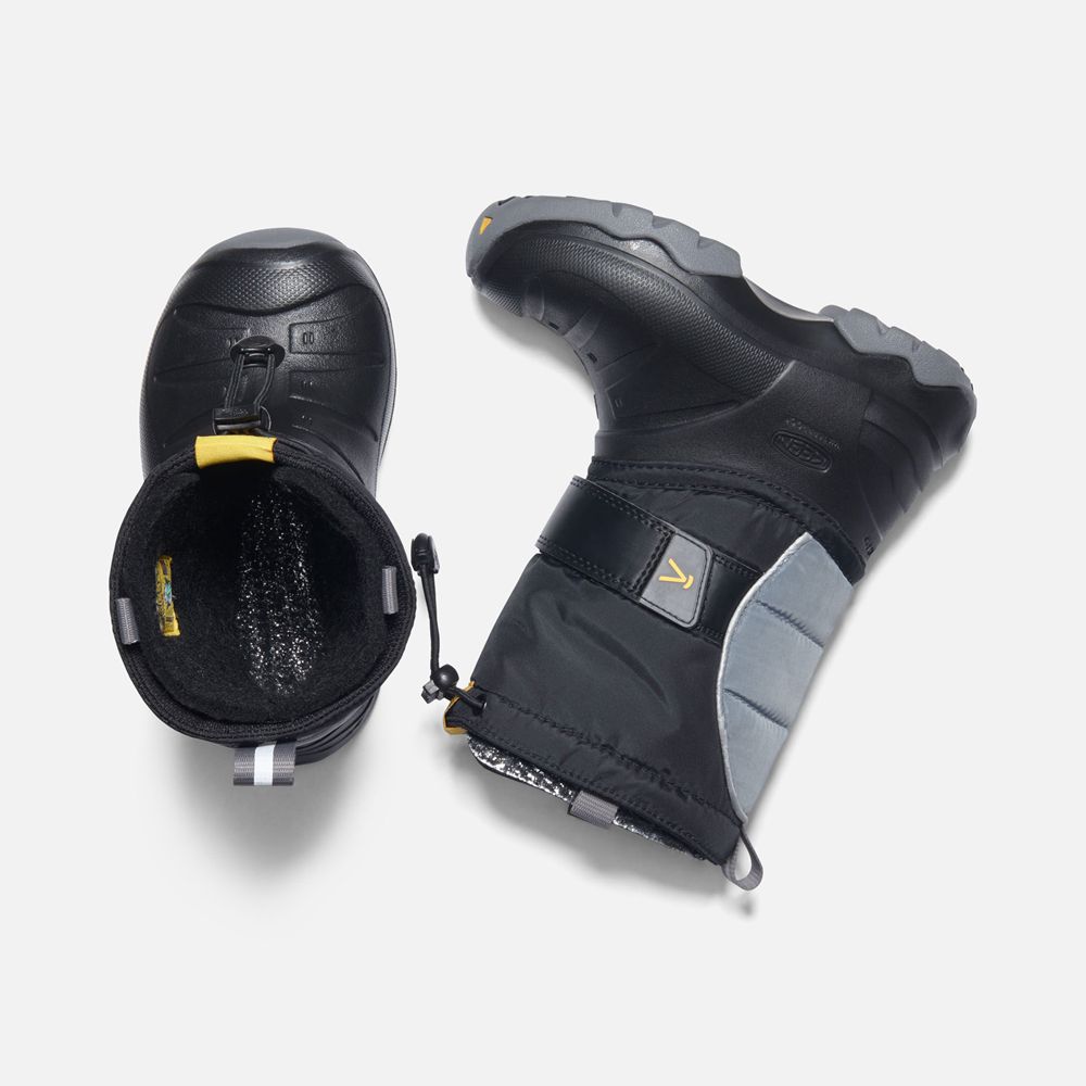 Botas de Montaña Keen Mexico Negros/Grises - Niños Lumi Ii Waterproof - XK1485039